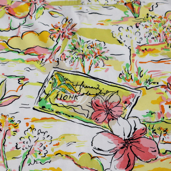 EXPRESS Aloha Hawaii Floral A-Line Skirt - Picture 4 of 6